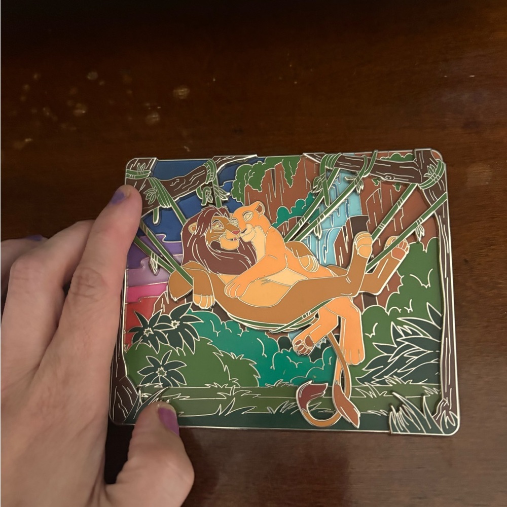 Lion king Disney Fantasy Pin large